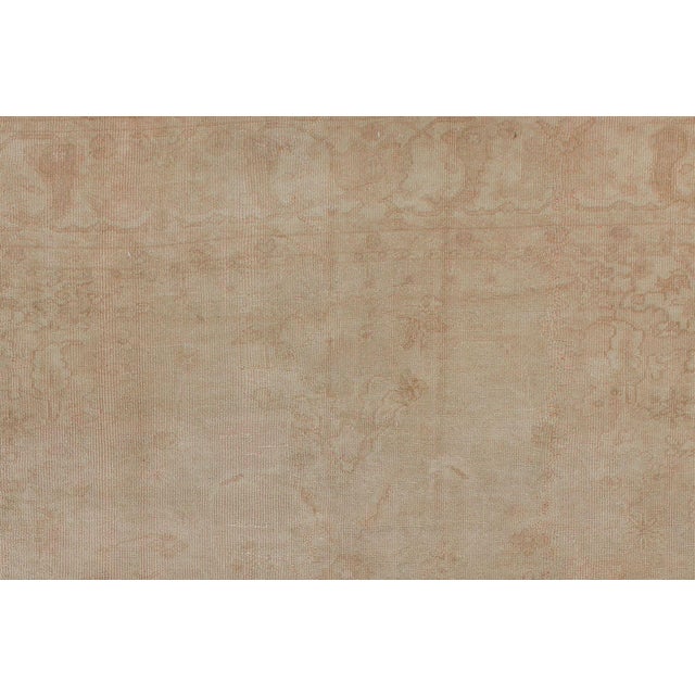 Early 21st Century Zabihi Collection Pale Oversize Turkish Oushak Carpet For Sale - Image 5 of 6