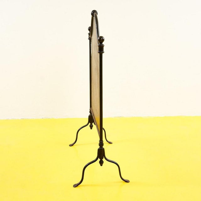 Antique Spark Arrestor Fire Screen For Sale - Image 4 of 7
