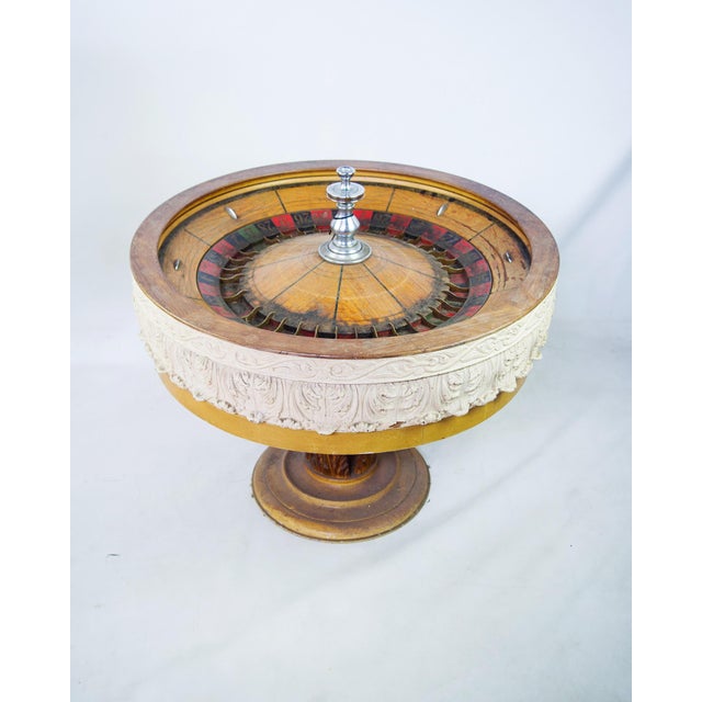 Large Antique Vintage Roulette Wheel Chairish