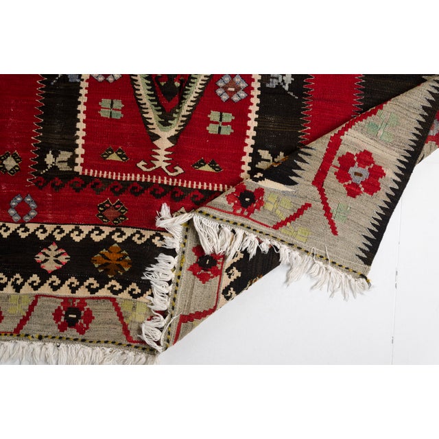 Oversize Vintage Anatolian Kilim Rug For Sale - Image 10 of 10