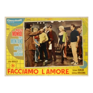1960 Original American Movie Poster - Facciamo l'Amore (Let's Make Love)