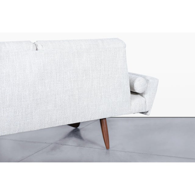 Mid-Century Modern Walnut Gondola Sofa by Adrian Pearsall for Craft Associates For Sale - Image 12 of 12