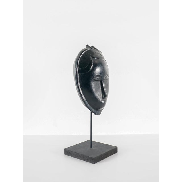 Roger Capron Roger Capron, Mask No. 2, France, 1960s, Glazed Ceramic For Sale - Image 4 of 8