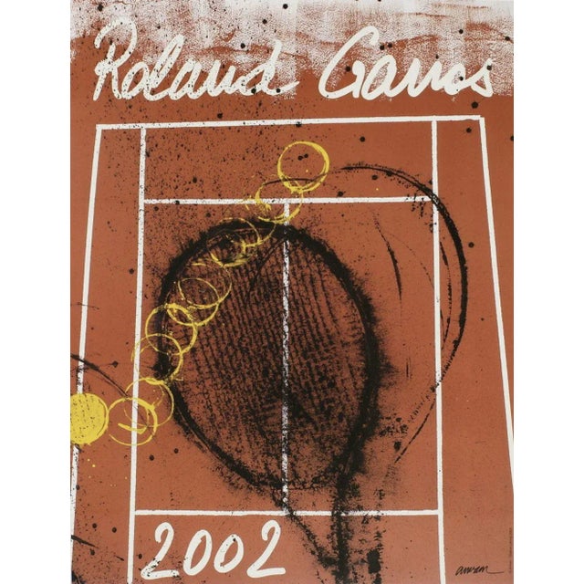 Pop Art 2002 Fernandez Arman Roland Garros Poster For Sale - Image 3 of 3