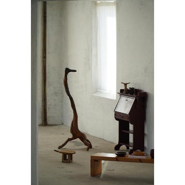 French Artist, Abstract Organic Carved Bird Form, 1960s, Wood For Sale - Image 9 of 18