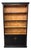 Traditional Asian Wood Storage Bookcase For Sale