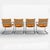 Vintage Chromcraft Chrome and Woven Five-Piece Dining Set, Mid-Century Modern, Mid-Century, Coastal, Glass For Sale - Image 15 of 18