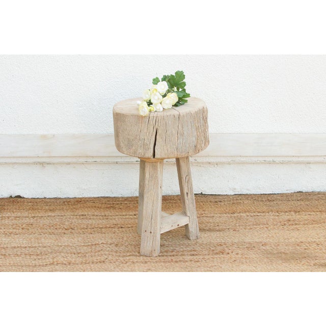 Organic Modern Metal Strap End Table For Sale In Los Angeles - Image 6 of 6