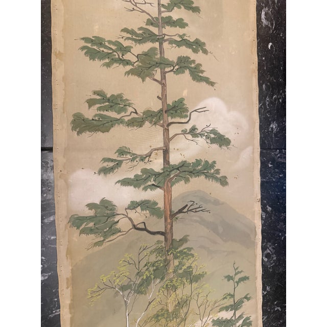 Antique Early Meiji Era Kakejiku For Sale - Image 4 of 12