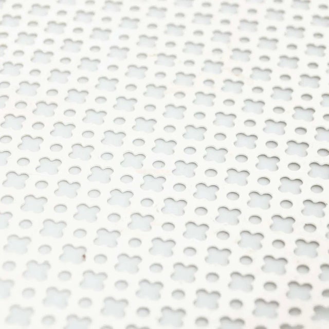 Silver Enameled Metal Plate from Mathieu Matégot, 1950s For Sale - Image 8 of 11