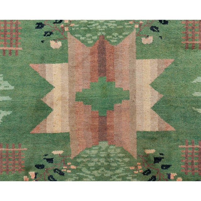 Antique Chinese Deco Rug Doris Leslie Blau For Sale - Image 9 of 10