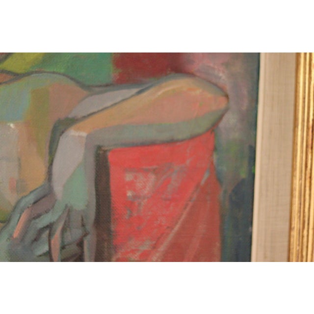 Margareta Wallin, Model, 1960s, Oil on Panel, Framed For Sale - Image 8 of 17