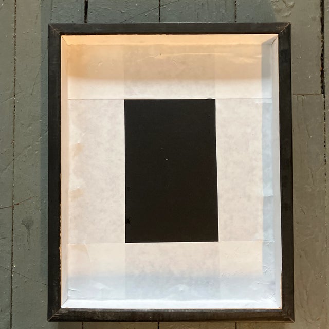 Contemporary Original Wayne Cunningham Abstract Painting/Ink Drawing Framed Signed For Sale - Image 4 of 5