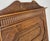 Antique French Wall Mirror with Carved Oak Frame For Sale - Image 5 of 11