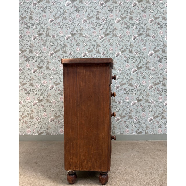 Large Antique English Chest of Drawers, 1890s For Sale - Image 3 of 16