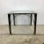 Metal Regency Modern Dark Chrome and Glass End Table- Design Institute of America For Sale - Image 7 of 13