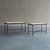 Minimalist Metal Side Tables with Plaster-Fiber Tops, 1960s, Set of 2 For Sale - Image 12 of 18