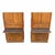 Thomasville Pair Vintage Thomasville Campaign Style Tall Cabinets For Sale - Image 4 of 12