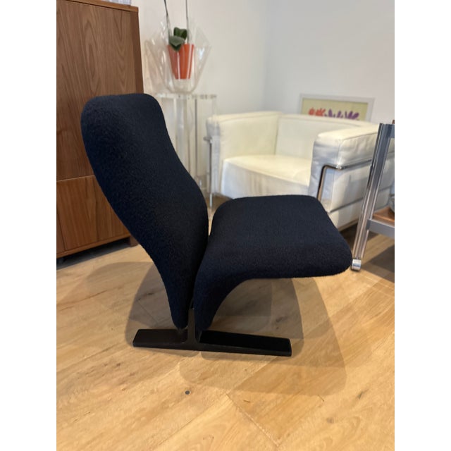 Concorde armchair reupholstered in Pierre Frey wool fabric I have official proof of authenticity such as vintage catalogs,...