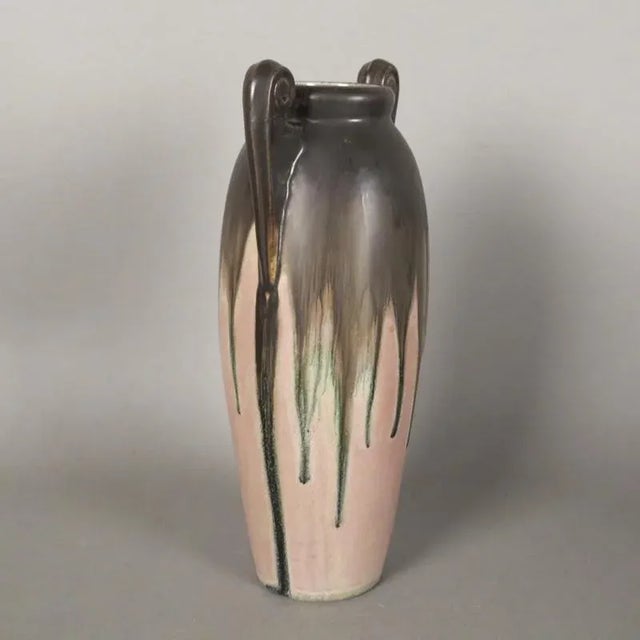 Art Nouveau Ceramic Vase by Gilbert Méténier For Sale - Image 3 of 8