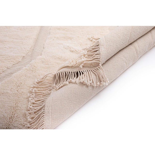 Hand-Knotted Wool Rug by Azele Studio For Sale - Image 4 of 10