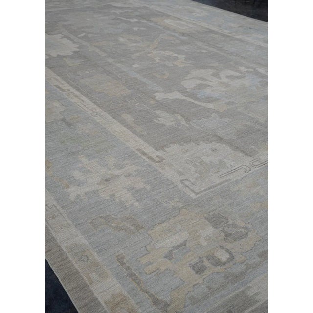 Early 21st Century Turkish Oushak Rug 14'1" x 20'5" For Sale - Image 5 of 6