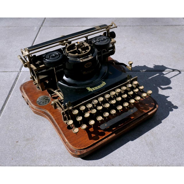 Antique Typewriter from Hammond Multiplex, USA, 1915 For Sale - Image 16 of 16