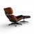 Wood Herman Miller Eames Lounge Chair & Ottoman in Rosewood and Black Leather For Sale - Image 7 of 11