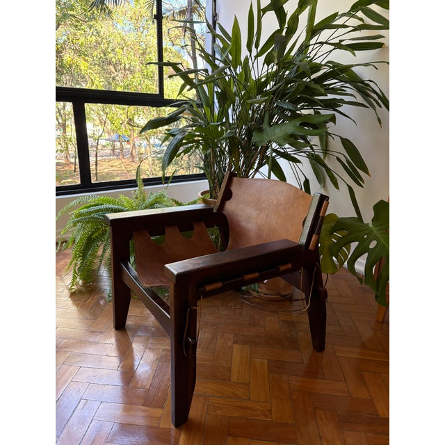 Modern Pair of Kilin Armchair, Sérgio Rodrigues - Brazilian Vintage Modern Chair For Sale - Image 3 of 8