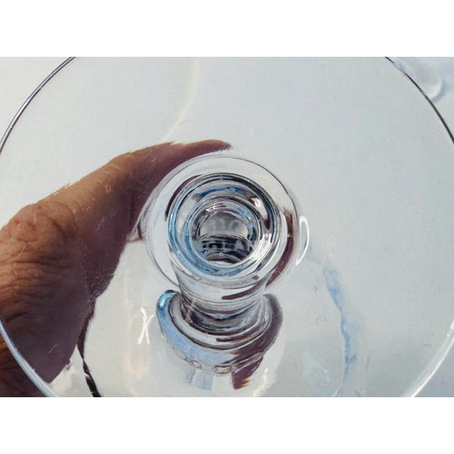Vintage 1950s Stuart Crystal England Small Wine Stems, Set of 13 For Sale In Boston - Image 6 of 9