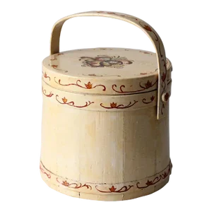 Vintage Painted Sugar Bucket