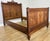 Antique French Style Oak Double Bed Frame For Sale - Image 4 of 18