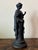 Beautiful vintage jasperware-style porcelain Classical female statue in matte black. Most items found at Pub & Oasis are...