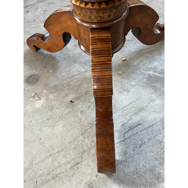 Antique Italian Sorrento Side Table, 1800s For Sale - Image 5 of 16