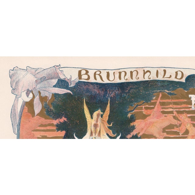 Gaston Bussière, Brunnhild, 1898, Lithograph on Paper For Sale - Image 4 of 10