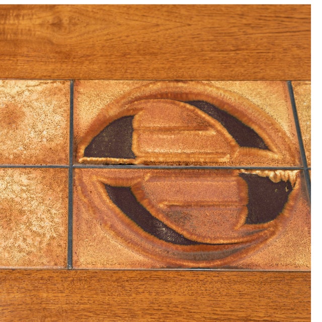 1970s Danish Modern Tile Top Coffee Table by Trioh For Sale - Image 12 of 12