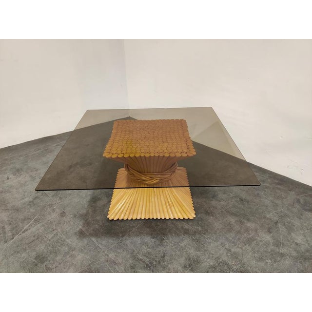 1980s Bamboo Coffee Table from McGuire, 1980s For Sale - Image 5 of 11