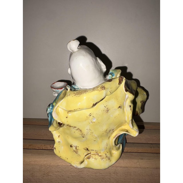 Vintage Buddha Figure, 1950 For Sale - Image 3 of 9