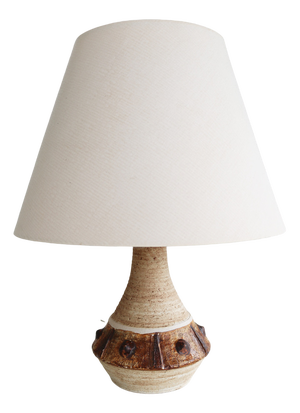 Vintage Danish Pottery Lamp in Ceramics by Jeti Chris Haslev, 1960s