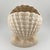 Vintage Japanese Shell Ceramic Vase or Planter in Ivory Crackle Glaze For Sale In Oklahoma City - Image 6 of 9