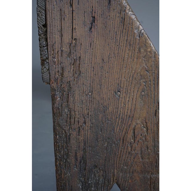Small Antique 18th Century Oak Hall Bench For Sale - Image 12 of 18