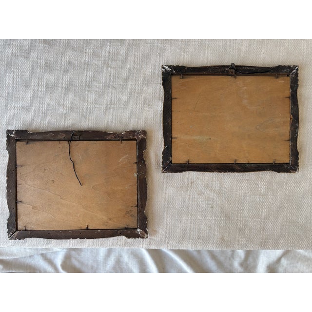 Pair of Vintage Italian Framed Oil Paintings – Sourced in Parma, Italy For Sale - Image 10 of 10