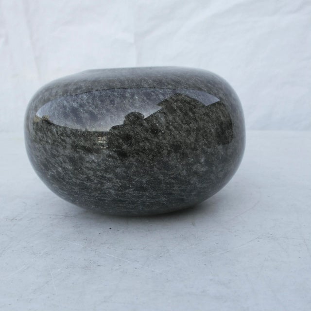 Glass Art Glass Pebble Vase For Sale - Image 7 of 9