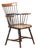 19th Century English Vernacular Yew & Fruitwood Stick Back Windsor Chair, 1800s For Sale