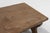 Small Rustic Wooden Stool with Curved Base, France, 1900s For Sale - Image 6 of 11