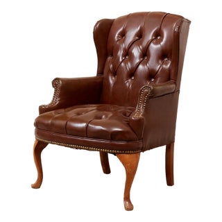 Mid 20th Century Medium Size Wing Back Chair For Sale