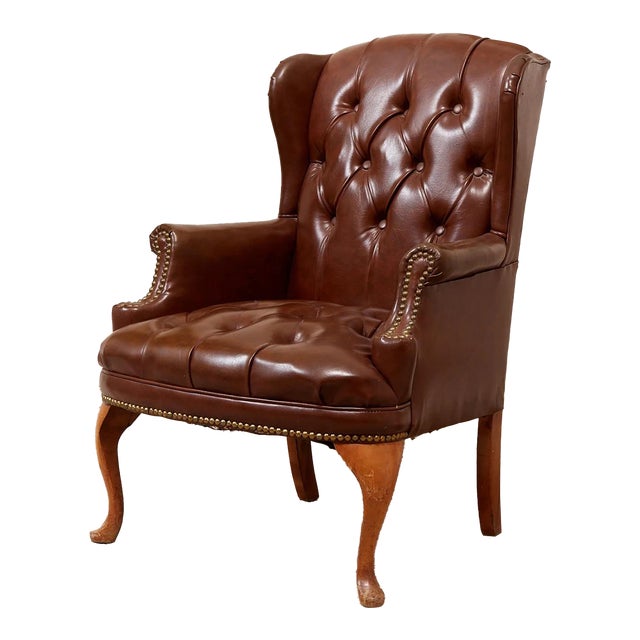 Mid 20th Century Medium Size Wing Back Chair For Sale