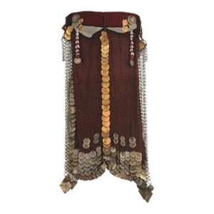 Islamic Face Veil, Egyptian Bedouin Desert Garment Nikab Framed Collectible