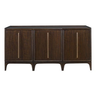 Newl Scallop Top Console Cabinet For Sale
