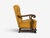 Scandinavian Modern, Lounge Chair, Carved Wood, Fabric, Denmark, 1960s For Sale - Image 9 of 12